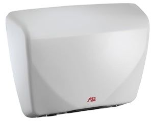 ASI 0185 | American Specialties Roval Steel Cover Hand Dryer, White, 100-240 Volt