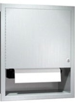 ASI 045210AC-6 | American Specialties Automatic Roll Paper Towel Dispenser, Semi-Recessed