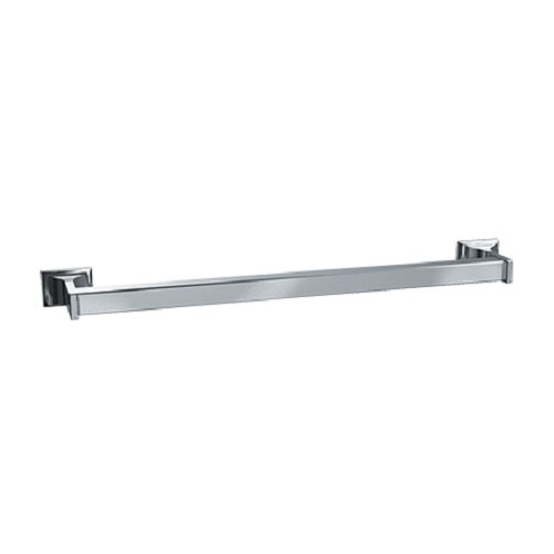 ASI 0760-Z18 | American Specialties 18" Towel Bar, Square, Surface Mounted, Chrome Plated
