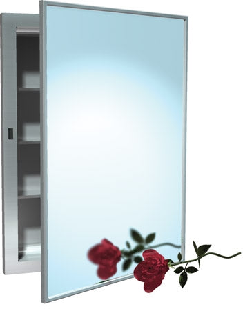 ASI 0952-B | American Specialties 24" x 26" Recessed Stainless Steel Medicine Cabinet