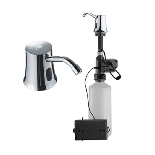 American Specialties 20365 Roval Surface or Stand Mounted Automatic Foam  Soap and Hand Sanitizer Dispenser #ASI-20365