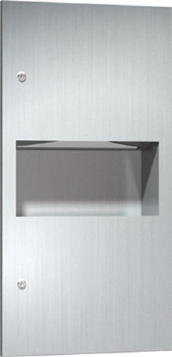 ASI 64623 | American Specialties Paper Towel Dispenser and Waste Receptacle, Recessed
