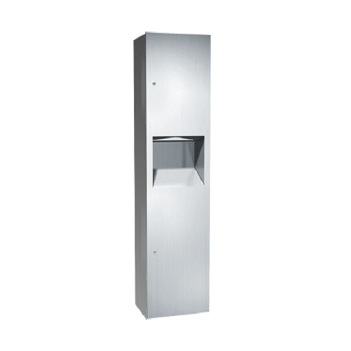 ASI 64676-9 | American Specialties Paper Towel Dispenser and Waste Receptacle, Surface Mounted