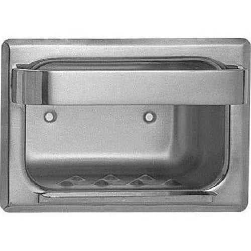 ASI 0398 | American Specialties Soap Dish with Bar, Stainless Steel, Drywall