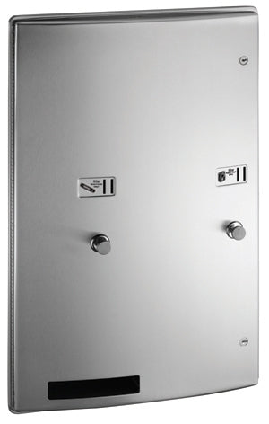 ASI 204684-9 | American Specialties Roval Dual Sanitary Napkin-Tampon Dispenser