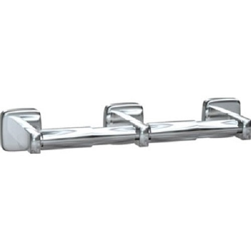 ASI 7305-2S | American Specialties Double-Roll Toilet Paper Holder, Satin Stainless Steel
