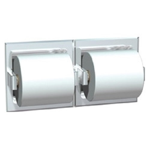 ASI 74022-BD | American Specialties Double Toilet Paper Holder, Bright, Drywall