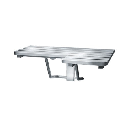 ASI 8208-L | American Specialties Folding Shower Seat, Stainless Steel, Left Hand