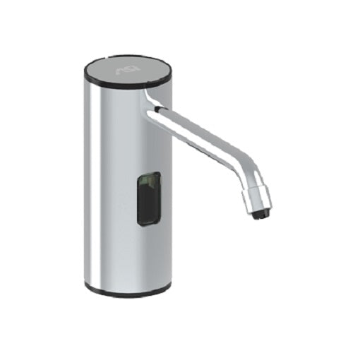 American Specialties ASI 0335-B Automatic Foam Soap and Hand Sanitizer Dispenser Vanity Mounted Bright Finish